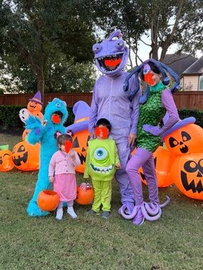 Disney Monsters Inc Celia Costume women’s small (4-6)
